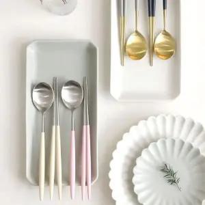 골드 수저세트 숟가락 젓가락 휴대용 수저통 (WFK8Y2H)