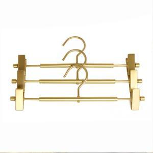 호텔 옷걸이 골드 미끄럼방지 매장 금색 초경량 바지걸이