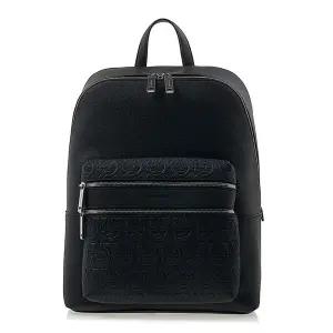 [페라가모] SS25 남성 엠보스드 로고 백팩 24 1366 NERO 0763372