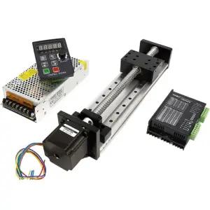 정밀 리니어 스테이지 모듈 볼스크류 가이드 스텝모터 부품