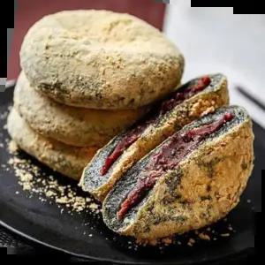 쑥찹쌀떡 고소한 콩가루 팥앙금 쑥개떡 32개입 콩쑥개떡 찹쌀떡