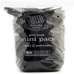 해리스빌 친근한 직조기 디자인 10 u201D 프로 사이즈 블랙 포트홀더 직조 루프 크래프트 2 코튼