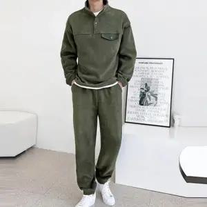 소프트 남자 기모 안감 후리스 조거 트레이닝 셋업 DMS-SET-Q4281856