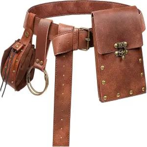 르네상스 벨트 파우치 동전 지갑 스커트 하이킹 세트 중세 축제 의상 할로윈 액세서리 캐주얼 패니 팩 허리