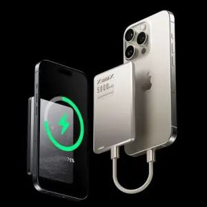 아이패드 보조배터리 휴대폰 미니 충전기 차박 대용량 초고속 유무선 5000mAh