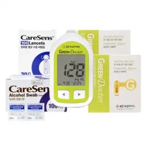 녹십자MS 그린닥터 혈당계+시험지100매+침100+솜100 자가혈당측정