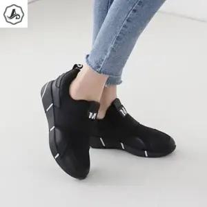 [애슬릿] 여성 스니커즈 끈 없는 운동화 발 편한 러닝화 심플