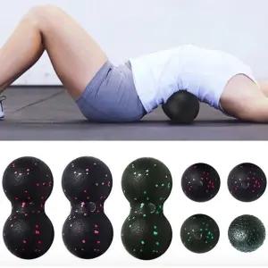 땅콩 마사지볼 공 땅콩 마사지 고밀도 경량 운동 통증 완화 마사지볼