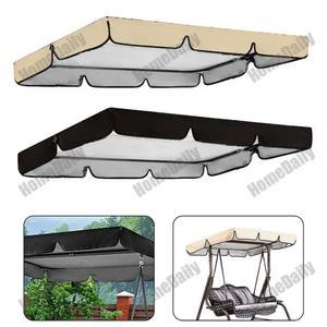어닝 교체용 정원 스윙 캐노피 야외 안뜰 시트 해먹 방수 지붕 천막 또는 3인승 의자 커버