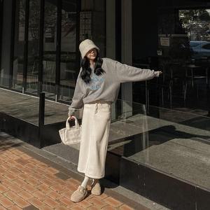 [시크릿라벨] [2단기장/융기모/스판굿] 코듀로이 스커트