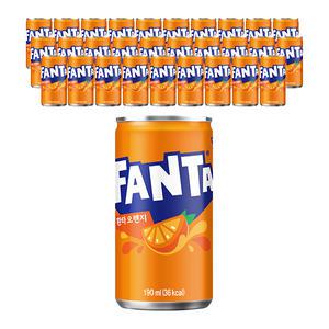 환타 오렌지, 190ml, 30개