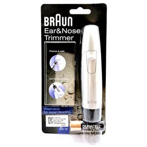 브라운 EN10 / 코털제거기 물세척 / 건전지포함/ 콧털/ 귀털