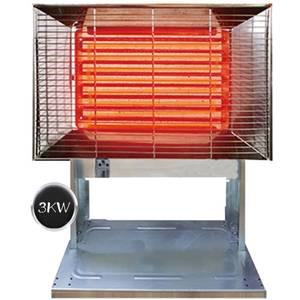 3KW/국산 공장 공업용 산업용 현장 공사장 창고 반사판 불판 대형 전기 열풍기/난로/히터