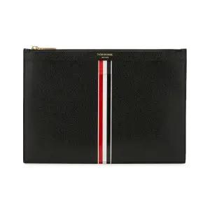 남성 삼선탭 페블그레인 블랙 클러치백 스몰 MAC052A 00198 001