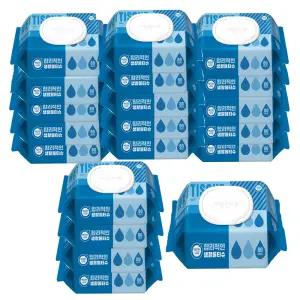 깨끗한나라 합리적인 생활물티슈 캡형 80매 x 20팩