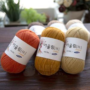 어울림/슈퍼워시울 의류용 가볍고 따뜻한 겨울 털실 스웨터 뜨기 목도리 만들기 합사