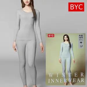 BYC 여자 줄리엣 내복세트 가볍고 따뜻한 순면 성인내복