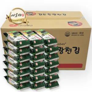 [가온애] 광천김 파래 도시락김 (100봉) 1박스 / 김 광천 도시락김 파래도시락김 광천파래김 파래김 박스김