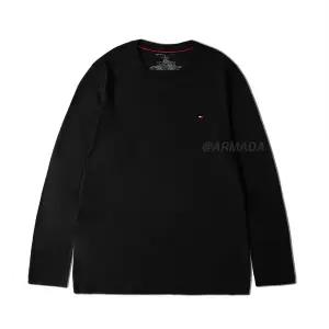 [타미힐피거] 09T3118 롱슬리브 긴팔티 블랙