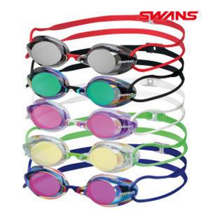 스완스 수경 SR-7M 미러 노패킹 경기용 수경