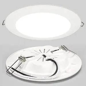 LED 다운라이트 주광색 6500k 플리커프리 3 4 5 6인치 천정형 매입등 슬림 원형 조명등 등기구 매립등 화장실 복도 계단 천장 아파트 거실 가정 빌라 주택 상가 직부등 예도
