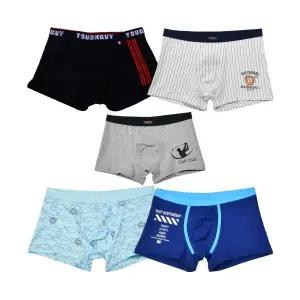 주니어 남아 드로즈 청소년 남성 중학생 면스판 사각 팬티 3매입 85 90 95 100