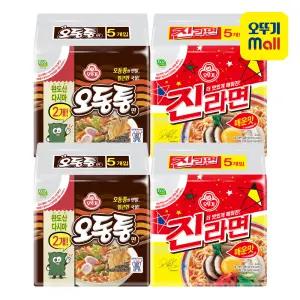 [본사직영] 오뚜기 오동통면 120g 10개+진라면 매운맛 120g 10개