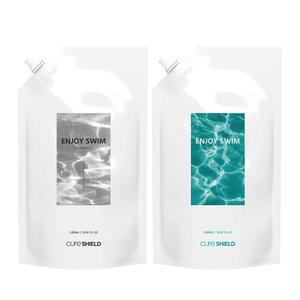 인조이스윔 리필 수영장 샴푸 바디워시 염소 냄새 제거 수영샴푸 바디워시 세트 1000ml 리필용 세트