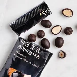 [롯데백화점]자연맛남 설빙 선물박스 다크초코 너츠 선물세트(15gx10봉)x4개 총40봉