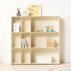 집무드 베베 3단 3칸 와이드 아기 유아 전면 교구장 1100