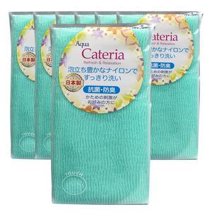 샤워타올 카테리아 6개입 일본 일제 거품 목욕샤워타월 (연두) 오늘출발
