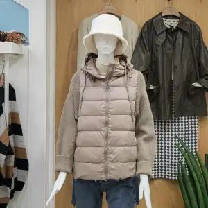 [클리지] DP01 니트소매 오리털 숏 패딩 대동백화점 CO8WDW08 (S20243064)