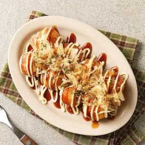 [푸딩팩토리] 오사카 타코야끼볼 1kg (20gx50ea) 문어 문어빵 타코야끼 이자카야 냉동