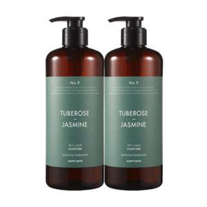 해피바스 스킨케어 퍼퓸 바디워시 튜베로즈향 900g 2개