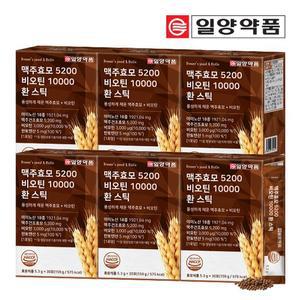 일양약품 맥주효모 5200 비오틴 10000 환 스틱 6박스