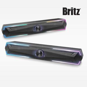 브리츠 BZ-AK45 블루투스 사운드바 스피커 10W USB전원 컴퓨터 PC 스피커 RGB