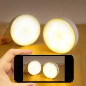 원터치 무선 벽 무드등 3색 변환  WBF40A4