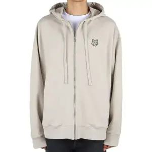 메종키츠네 남성 볼드 폭스헤드 오버사이즈 후드집업 트러플 OM02138KM0001 0119