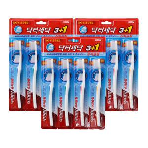 CJ라이온 닥터세닥 슈퍼슬림 칫솔 4입 극세모 3개