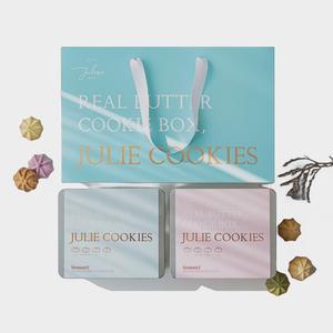 줄리쿠키 선물세트 - 백화점 고급 버터 쿠키 세트 상견례 선물 디저트 간식 학교 기업 회사 단체 답례품 /