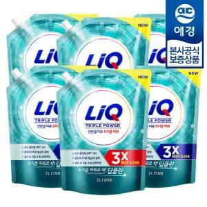 [애경] 리큐 진한겔 딥클린 트리플파워 세탁세제 리필 2L x6개