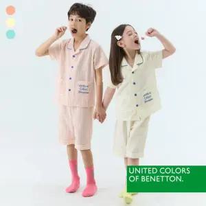 [베네통] 베네통 키즈 시어서커 파자마세트 택1