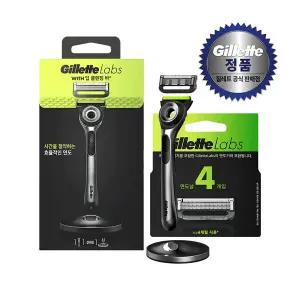 [질레트]랩스 딥클렌징바 면도기(핸들1입+면도날1입) + 면도날 4입