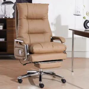 중역의자 천연가죽 임원 가정용 업무용 대표님 컴퓨터책상의자 학생의자 편한의자 컴퓨터의자