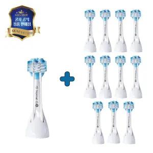 [쿨샤][쿨샤 리필모 7D] 쿨샤 리필모 7D 고급형 성인용 전동칫솔 브러쉬 12개입