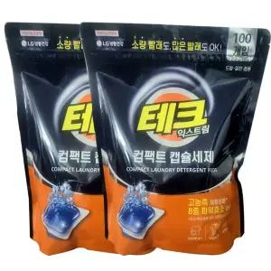 테크 익스트림 컴팩트 캡슐세제 100개입 2개