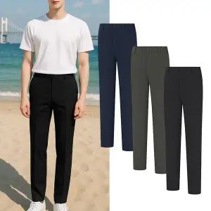 [하프클럽/콜핑]콜핑 남성 여름 하이쿨 스트레치 사이드밴딩 등산 바지 KSC082WP0M