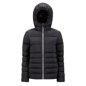 [몽클레르] 1A00022 595FD 999/ 여성 PLUVIS 로고 블랙 쇼트 다운 재킷