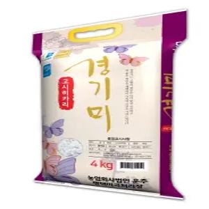 25년 햅쌀 경기미 고시히카리 쌀 백미 4kg