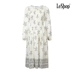 [롯데백화점]르샵 스모크 밴딩 보헤미안 패턴 원피스 BP9OP003A